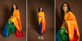 The Nine-Hued Dynamic Diwali Kanjeevaram