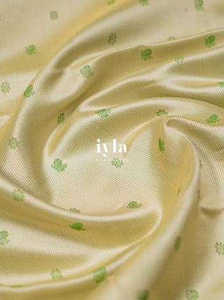 The Timeless Legacy Weave Kanjeevaram in Pistachio Dream