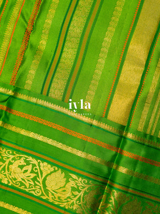The Timeless Legacy Weave Kanjeevaram in Pistachio Dream