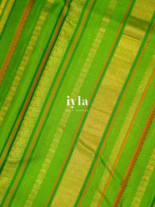 The Timeless Legacy Weave Kanjeevaram in Pistachio Dream