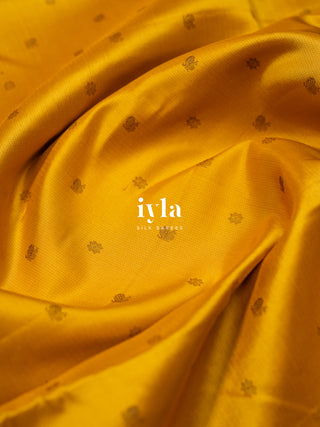 The Timeless Legacy Weave Kanjeevaram in Wild Turmeric