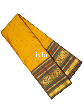 The Timeless Legacy Weave Kanjeevaram in Wild Turmeric