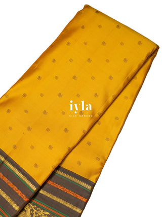 The Timeless Legacy Weave Kanjeevaram in Wild Turmeric