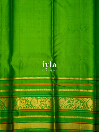The Timeless Legacy Weave Kanjeevaram in Pistachio Dream