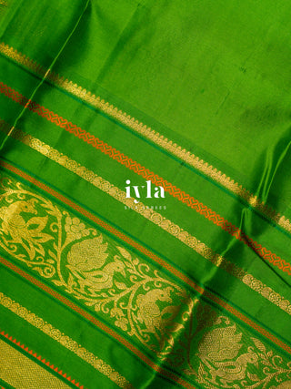 The Timeless Legacy Weave Kanjeevaram in Pistachio Dream