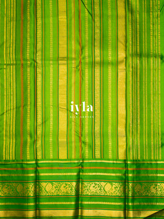 The Timeless Legacy Weave Kanjeevaram in Pistachio Dream