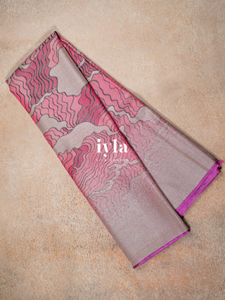 The Blushing Pink Wave Theory Kanjeevaram