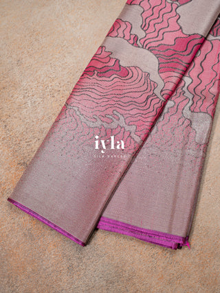 The Blushing Pink Wave Theory Kanjeevaram