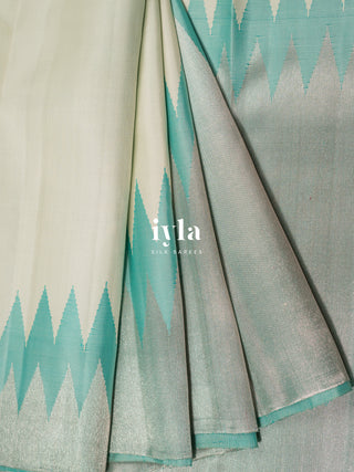 The Tiffany Blue Glow Theory Kanjeevaram
