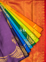 Load image into Gallery viewer, The Nine-Hued Dynamic Diwali Kanjeevaram
