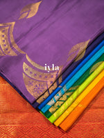 Load image into Gallery viewer, The Nine-Hued Dynamic Diwali Kanjeevaram
