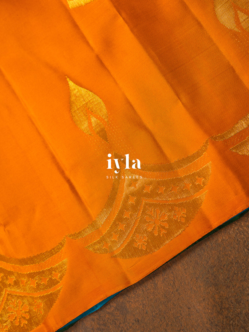 The Nine-Hued Dynamic Diwali Kanjeevaram