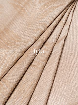 The Asian Royal Fern Kanjeevaram in Oyster Beige