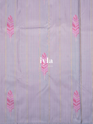 The Banana Grove Whisper Kanjeevaram in Pastel Lavender