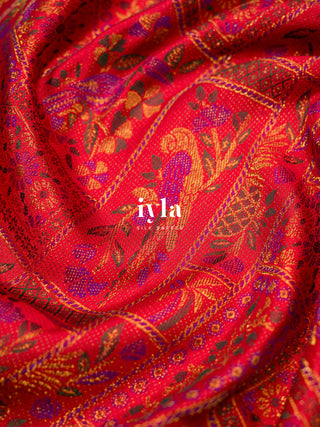 The Birds of Paradise Kanjeevaram