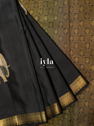 The Black Elephant Glory Kanjeevaram