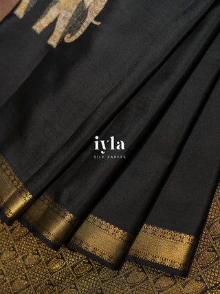 The Black Elephant Glory Kanjeevaram