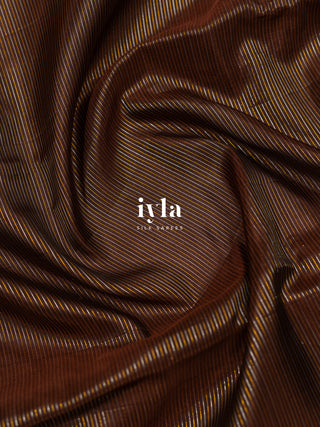 The Walnut Brown Blossom Edit Kanjeevaram