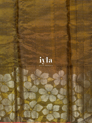 The Walnut Brown Blossom Edit Kanjeevaram