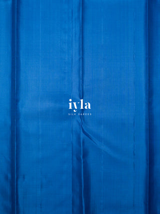 The Cobalt Blue Acacia Kanjeevaram