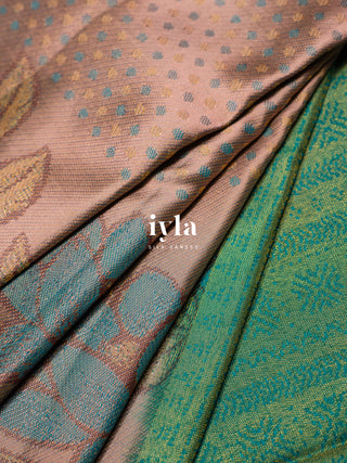 The Champagne Gardenia Affair Kanjeevaram