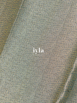 The Exotic Lotus Pond Kanjeevaram Dipped in Gold