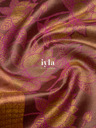 The Lotus Weave Enchantment Kanjeevaram