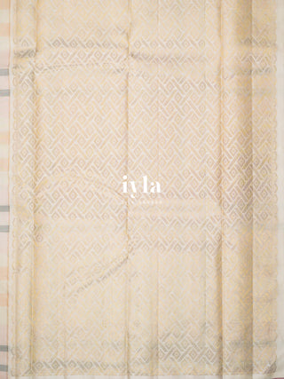 The Burberry Checkered Butterfly Weave Kanjeevaram
