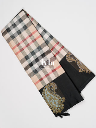 The Burberry Checkered Kanjeevaram