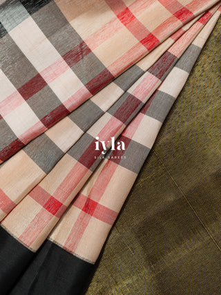 The Burberry Checkered Kanjeevaram