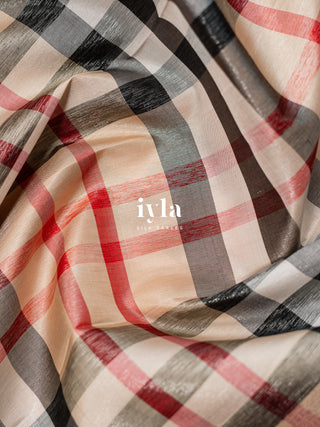 The Burberry Checkered Kanjeevaram