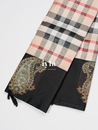 The Burberry Checkered Kanjeevaram