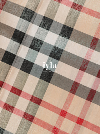 The Burberry Checkered Kanjeevaram
