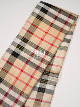 The Burberry Checkered Kanjeevaram
