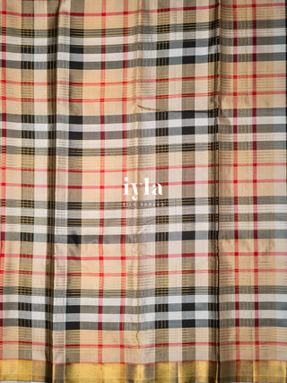 The Burberry Checkered Kanjeevaram
