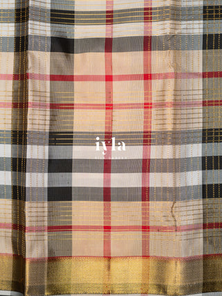 The Burberry Checkered Kanjeevaram