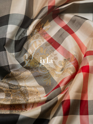 The Burberry Checks Deer Kanjeevaram