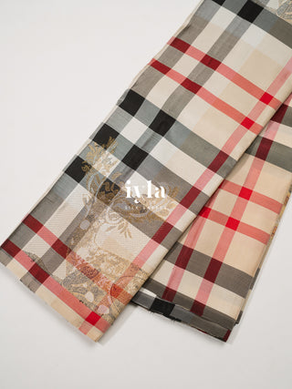 The Burberry Checks Deer Kanjeevaram