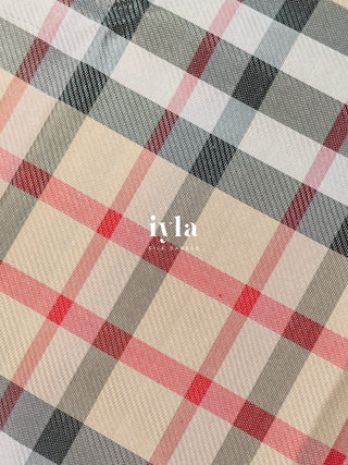 The Classic Burberry Checkered Kanjeevaram