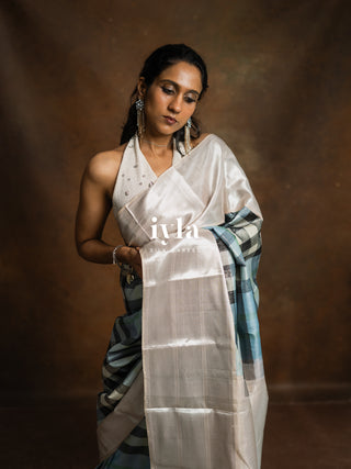The Iconic Burberry Checkered Kanjeevaram