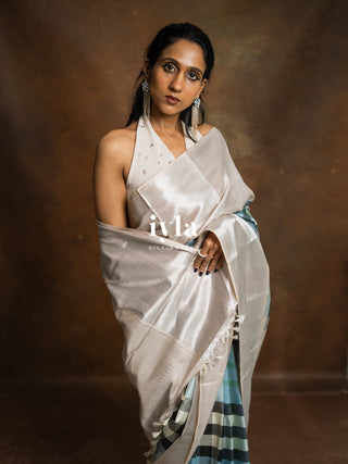 The Iconic Burberry Checkered Kanjeevaram