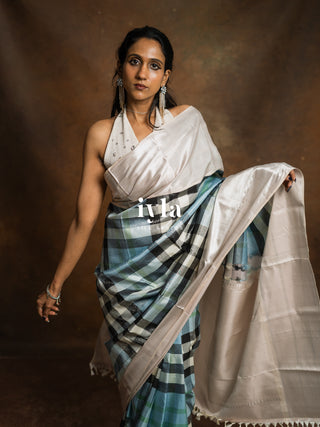 The Iconic Burberry Checkered Kanjeevaram
