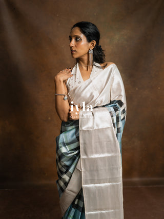 The Iconic Burberry Checkered Kanjeevaram