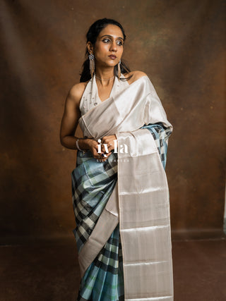 The Iconic Burberry Checkered Kanjeevaram