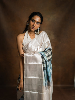 The Iconic Burberry Checkered Kanjeevaram