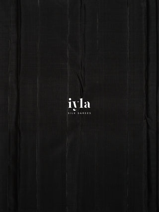 The Black Butterfly in Blooms Kanjeevaram