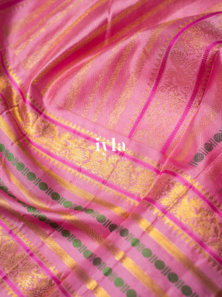 The Timeless Legacy Weave Kanjeevaram in Baby Pink