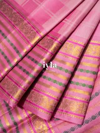 The Timeless Legacy Weave Kanjeevaram in Baby Pink