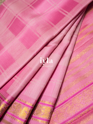 The Timeless Legacy Weave Kanjeevaram in Baby Pink