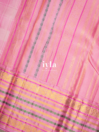 The Timeless Legacy Weave Kanjeevaram in Baby Pink